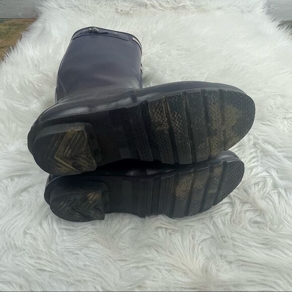 Hunter Original Tall Purple Matte Rain Boots - Picture 10 of 15